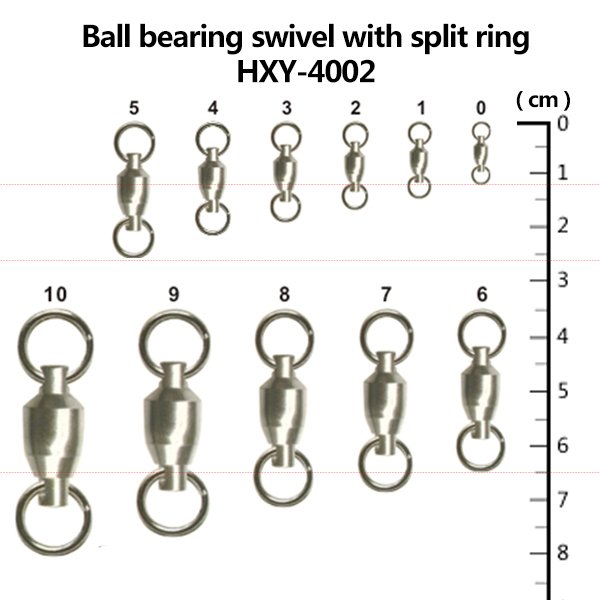 Ball bearing swivel with split ring            HXY-4002