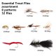 Essential trout flies assortment 8 patterns 32 flies.2