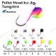 pellet head ice jig tungsten