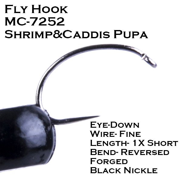 Barbless Fly Tying Hook MC7252