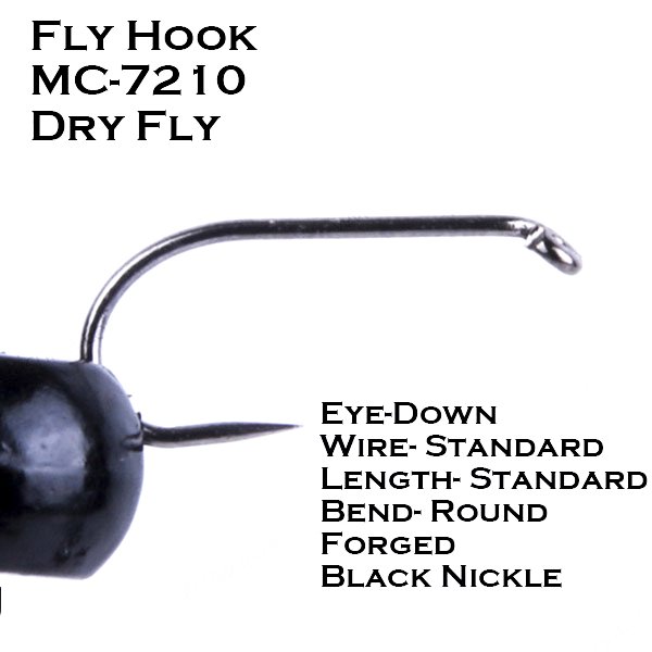 Barbless Fly Tying Hook MC7210