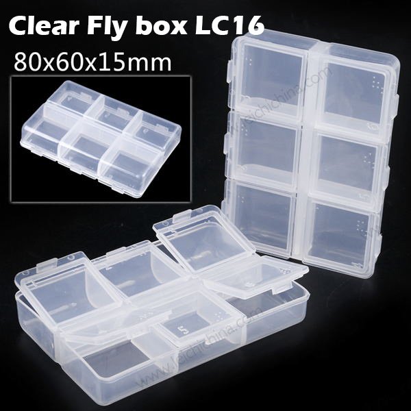 Clear fly box lc16