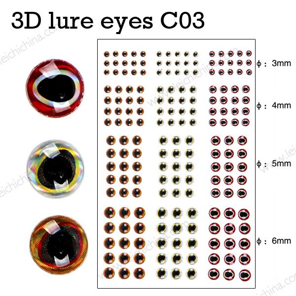 3D lure eyes C03