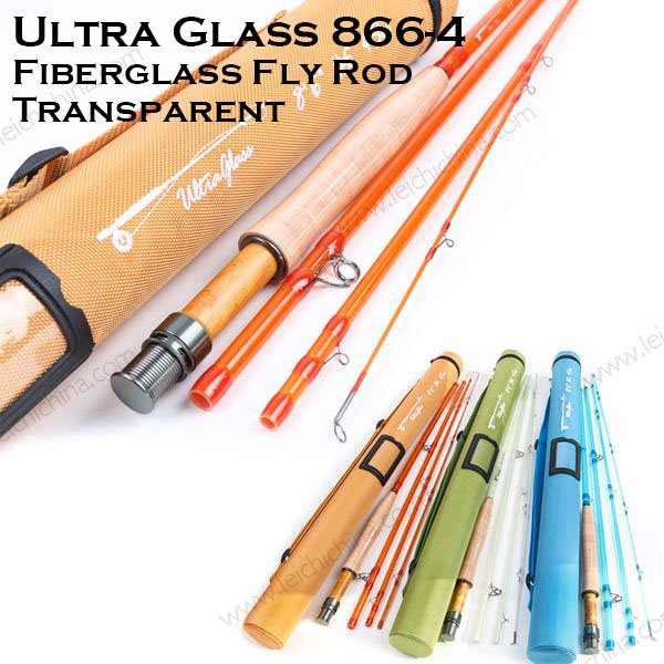 UltraGlass Fiberglass Fly Fishing Rod 8664