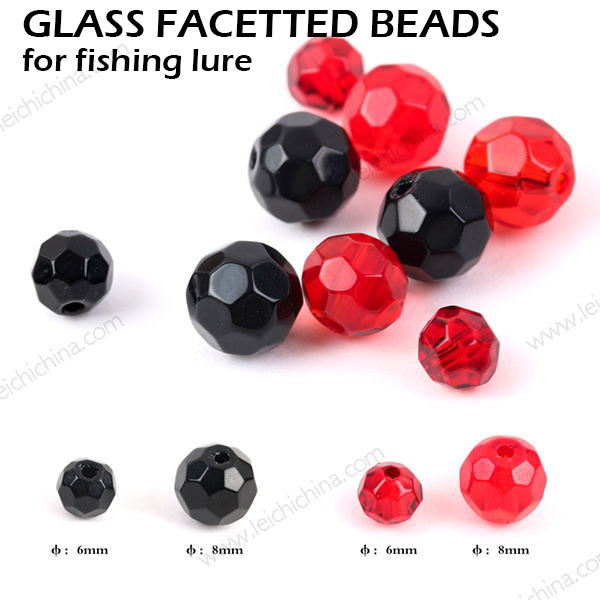 Glass Facetted Beads for fishing lure - Qingdao Leichi Industrial & Trade  Co.,Ltd.