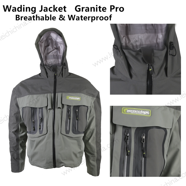 Stream-Logic Granite Pro breathable waterproof wading Jacket - Qingdao  Leichi Industrial & Trade Co.,Ltd.