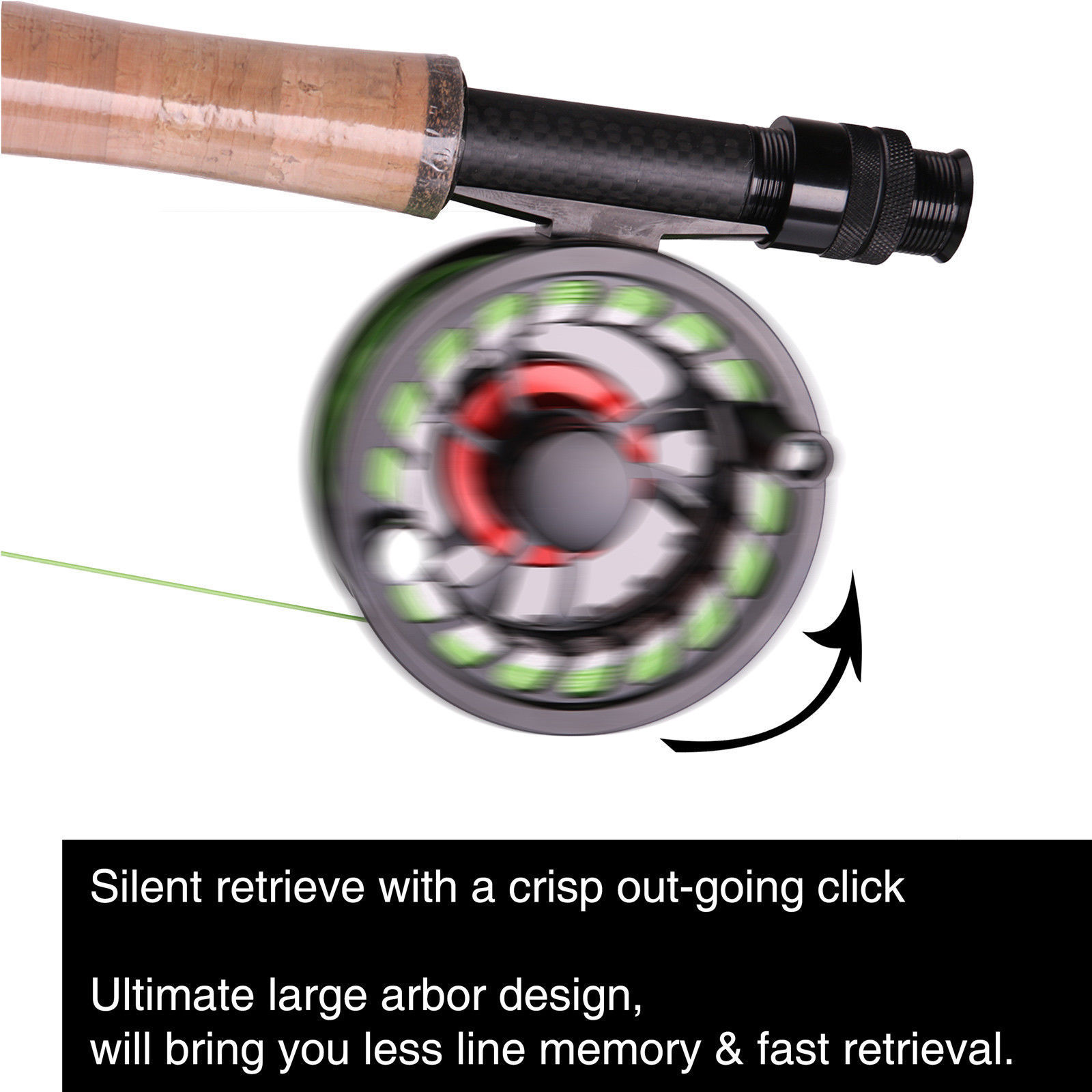 Semi-waterproof Super Light Fly Reel HVC