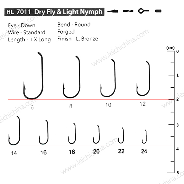 HL 7011 Dry Fly & Light Nymph - Qingdao Leichi Industrial & Trade