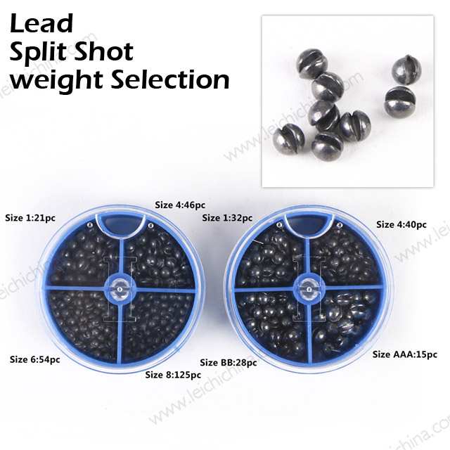 Lead Split Shot weight Selection LBWS