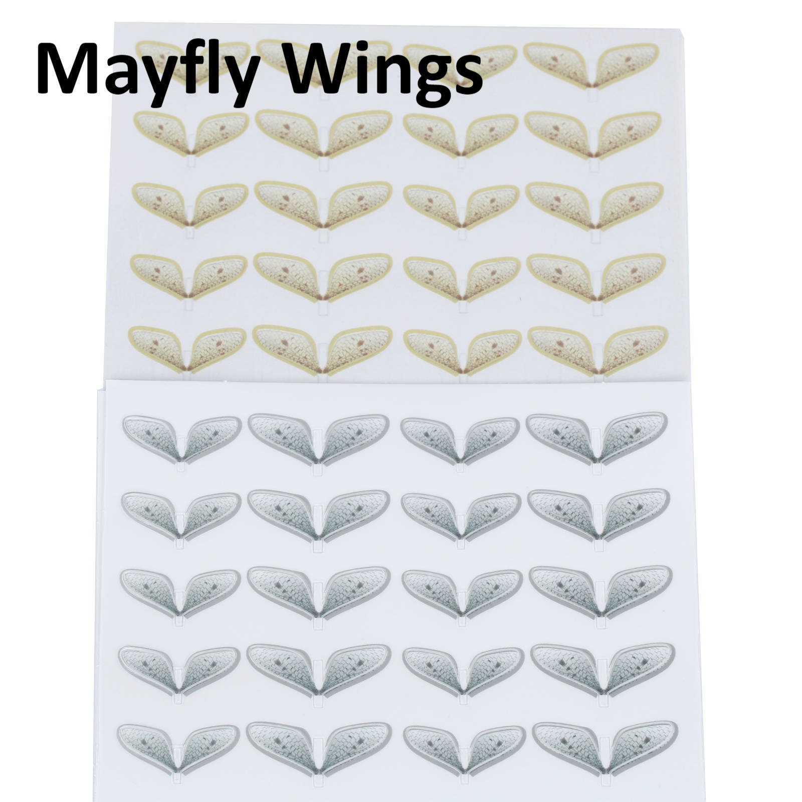 Mayfly wings仿真蜉蝣翅膀2色可选，两片装40只