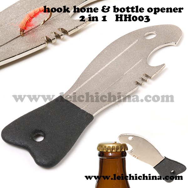 fish hook hone and bottle opener 2 in 1 HH003