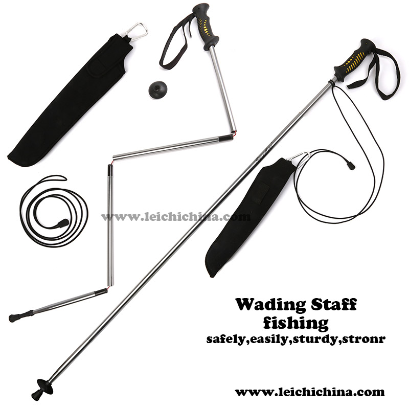 Aluminum Fly Fishing wading staff WSA