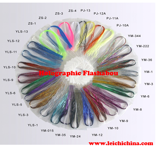 Fly tying yarn Holographic Flashabou - Qingdao Leichi Industrial