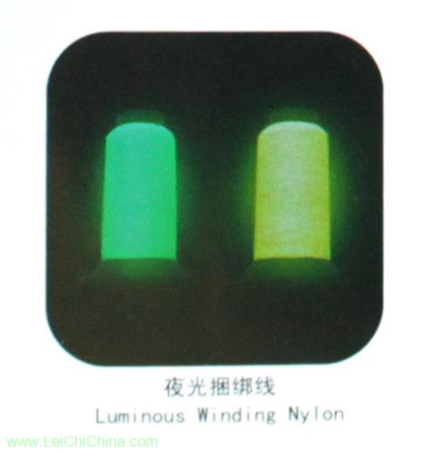 Luminous winding nylone thread