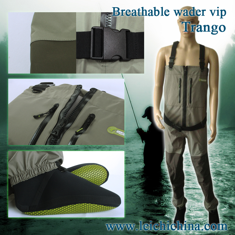 fly fishing breathable wader Trango Zip