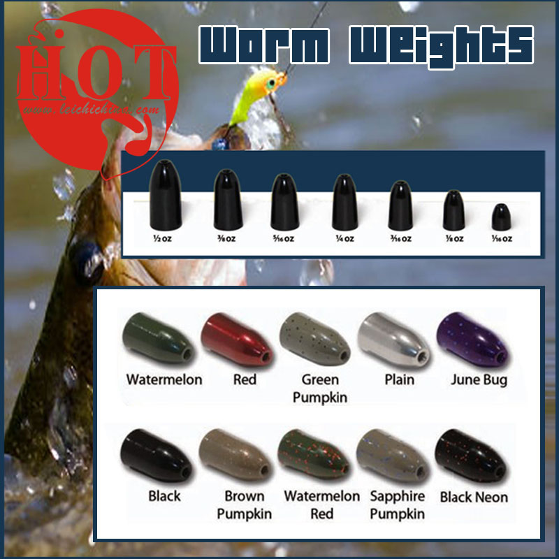 tungsten fishing worm weight