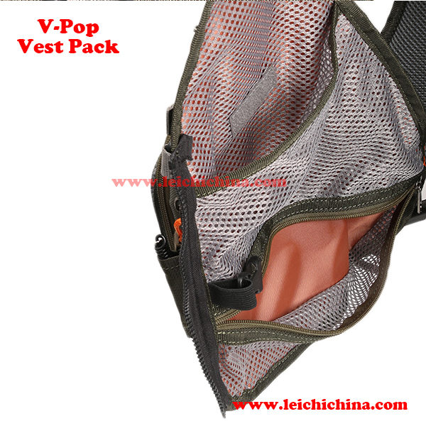 fly fishing V-pop vest pack4