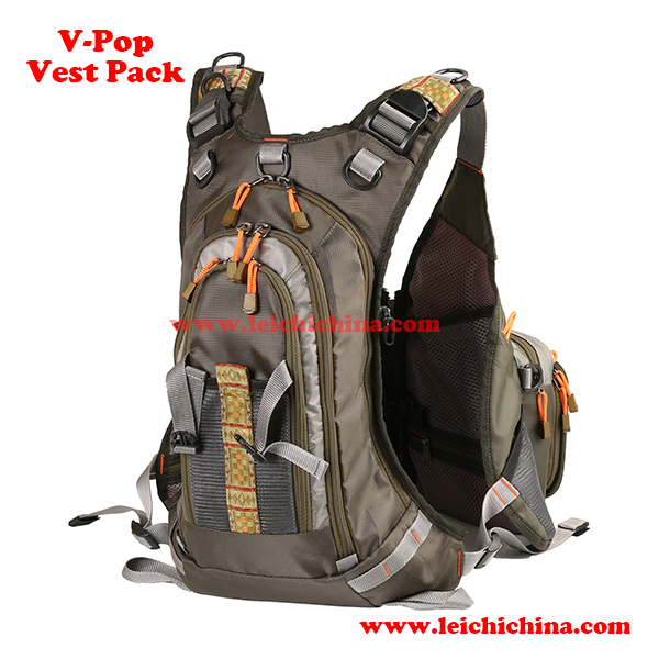 fly fishing V-pop vest pack - Qingdao Leichi Industrial & Trade Co