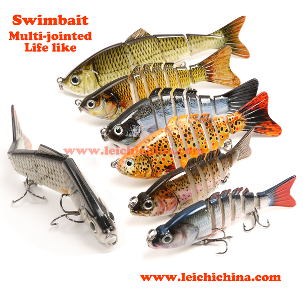 multi jointed life like hard body swim bait1