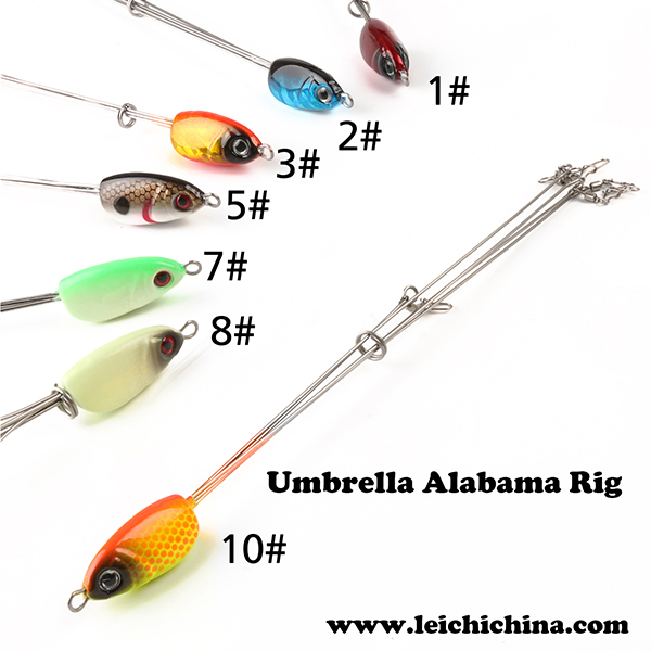 5 arms umbrella alabama rig - Qingdao Leichi Industrial & Trade Co