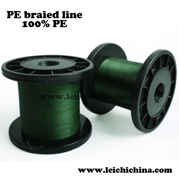 100% PE dyneema braided fishing line - Qingdao Leichi Industrial