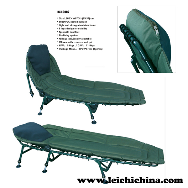 carp fishing bed chair hxbc002 - Qingdao Leichi Industrial & Trade