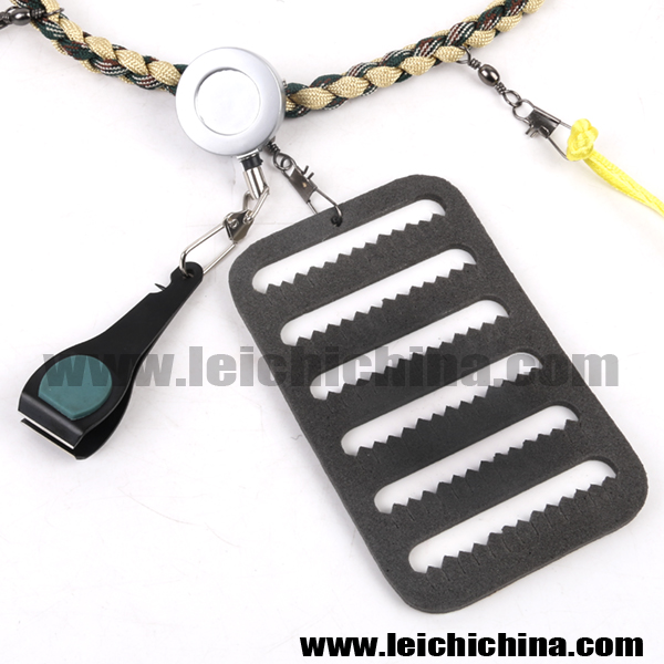 fly fishing lanyard with accessories - Qingdao Leichi Industrial & Trade  Co.,Ltd.