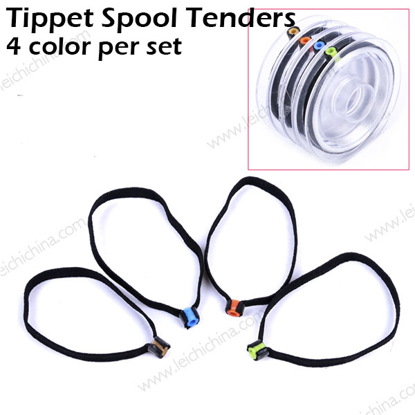 Tippet Spool Tenders  4 color per set