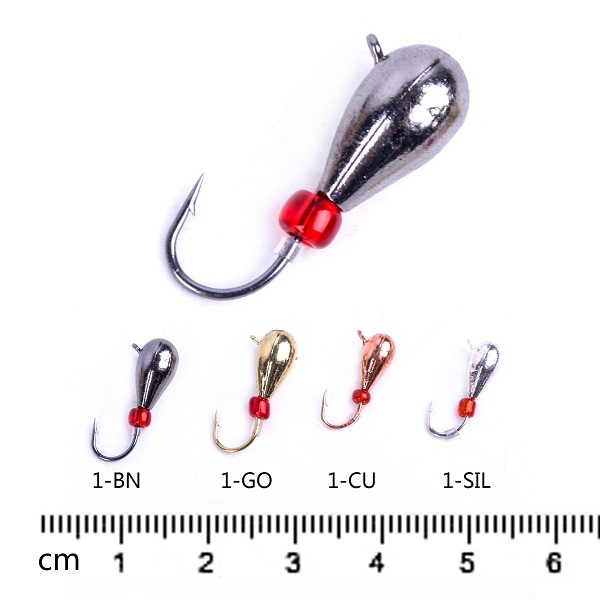 Tear drop tungsten ice fishing jig - Qingdao Leichi Industrial & Trade  Co.,Ltd.