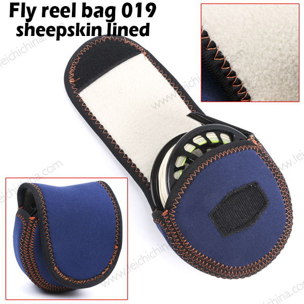 Fly reel bag 019 sheepskin lined