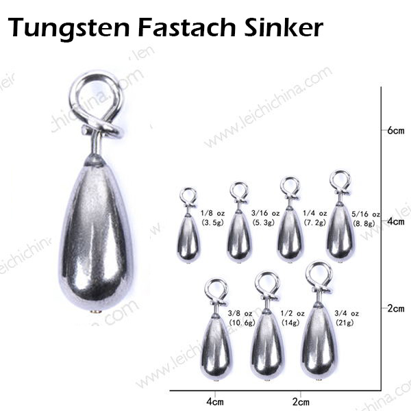 tungsten fastach sinker