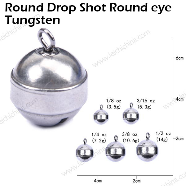 Round Drop Shot Weight